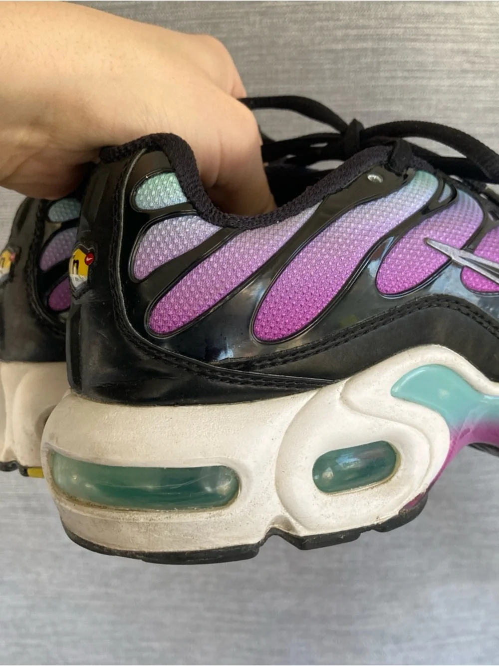 Nike Air Max Plus TN Purple Teal Gradient Women’s 9 - Picture 3 of 7